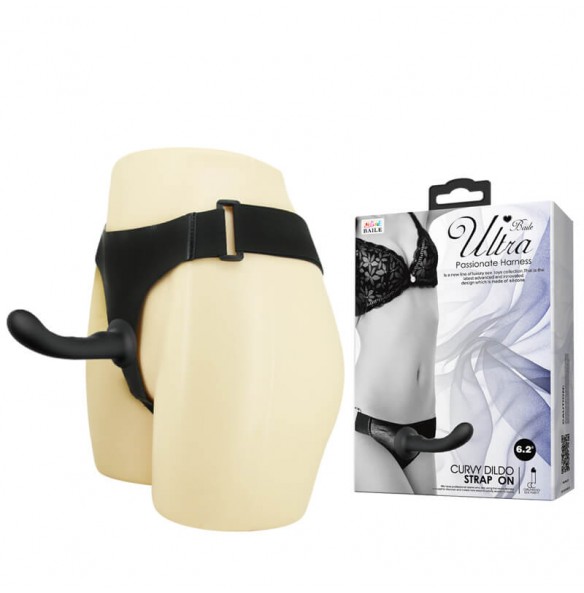 BAILE - Curvy Dildo Female Strap-On (L:15.8cm - D:3.8cm) BAILE - Curvy Dildo Female Strap-On (L:15.8cm - D:3.8cm)